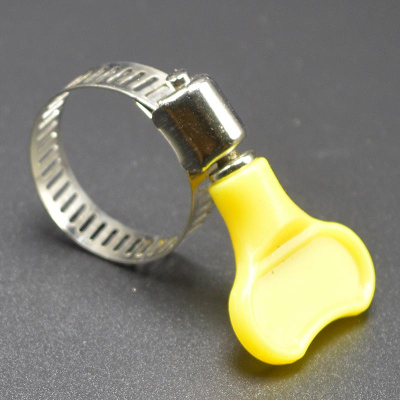 Bộ 4 cái Cổ dê (vít-bolt) tay khóa cánh bướm loại 16-25mm (vàng)