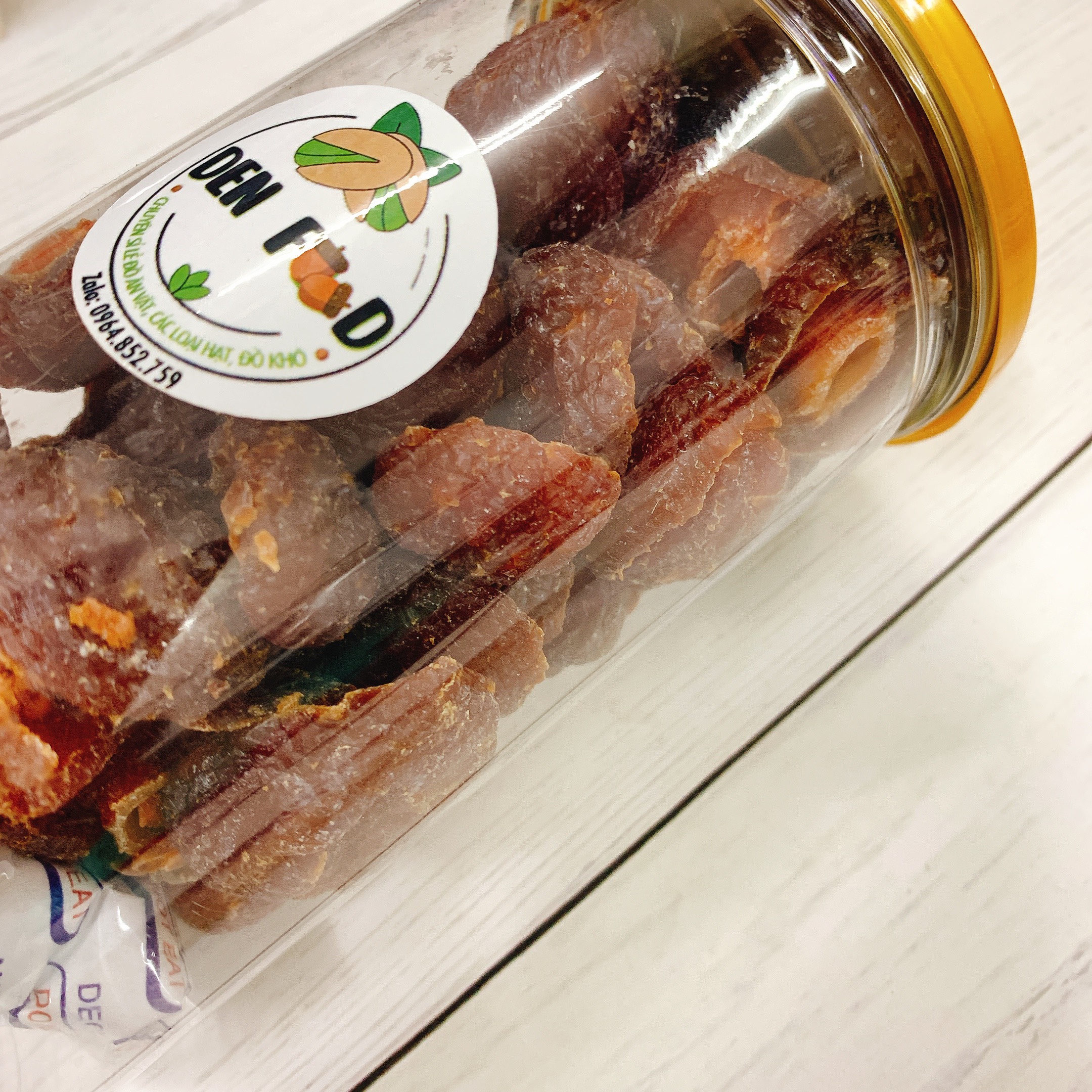 Ô mai xí muội đào bổ đôi - hủ 450gr