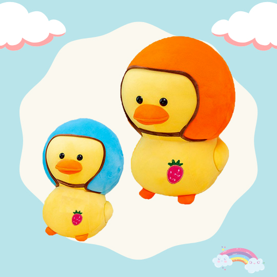 [HCM]Gấu Bông Vịt Con Đội Nón Bảo Hiểm Siêu Cute