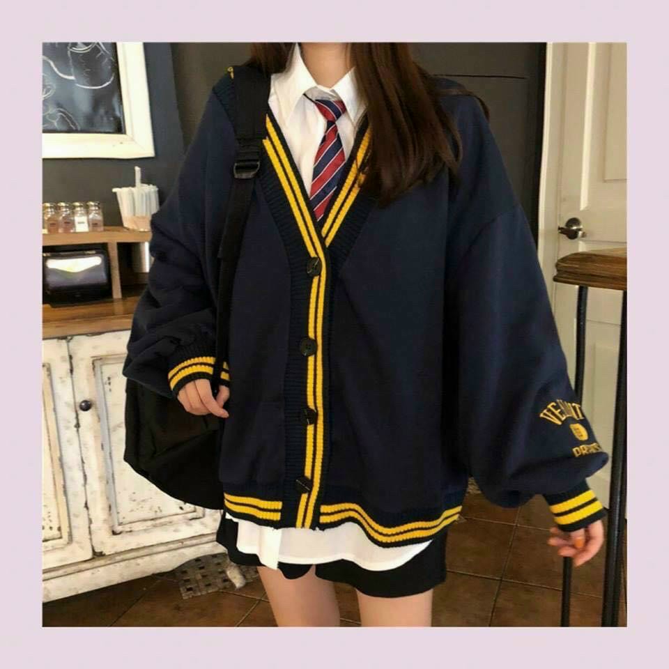 ÁO KHOÁC CARDIGAN NAM NỮ CHẠY ĐƯỜNG VIỀN CỰC ĐEP