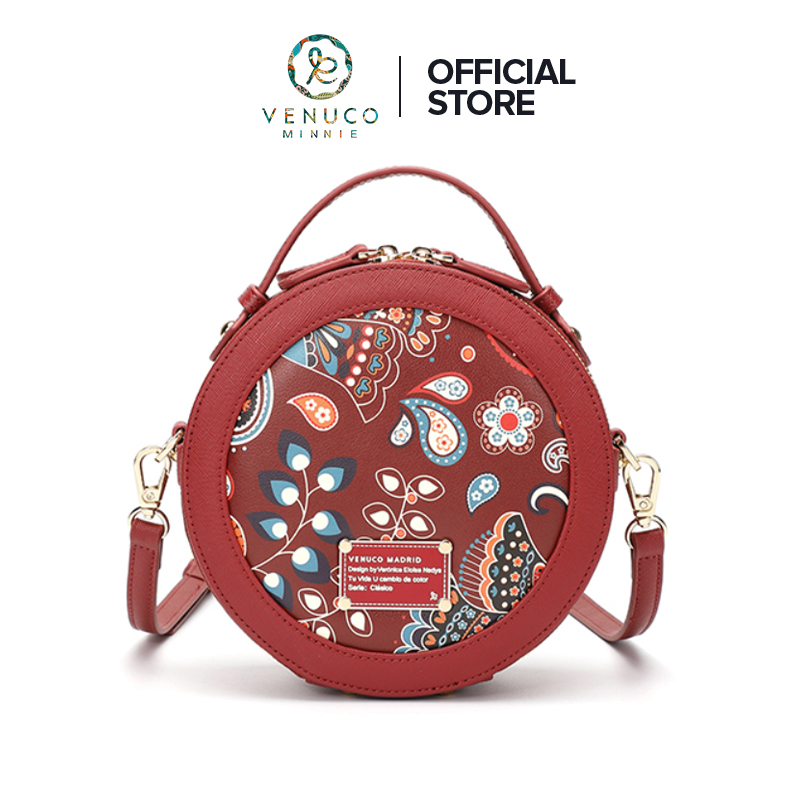 Túi trống tròn nữ chính hãng Venuco Madrid Tây Ban Nha B220