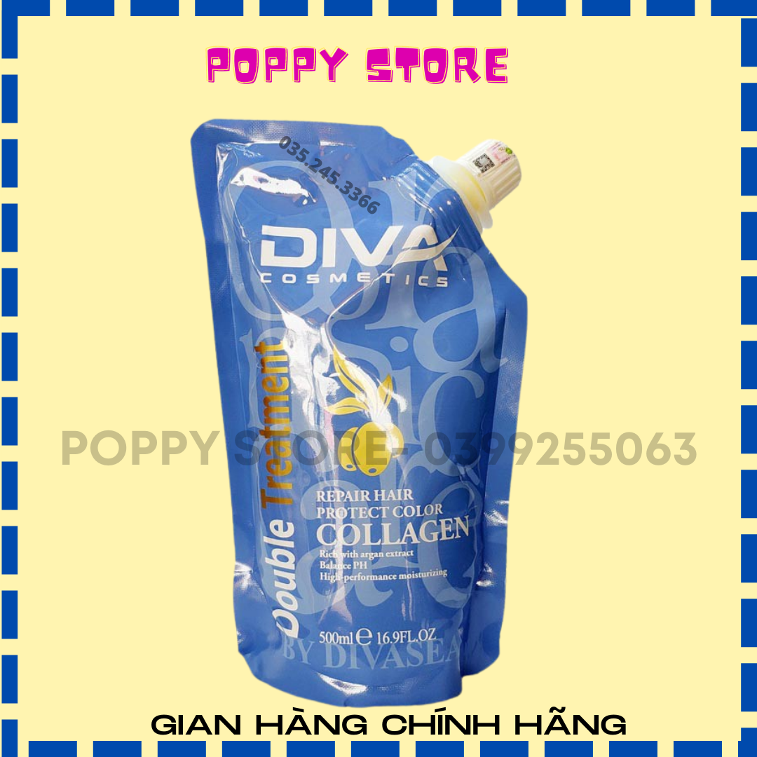 Dầu hấp phục hồi collagen diva 500ml🌻