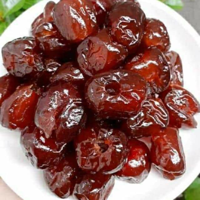 500g mứt táo không hạt dẻo mềm nhâm nhi cùng tách trà tuyệt hảo