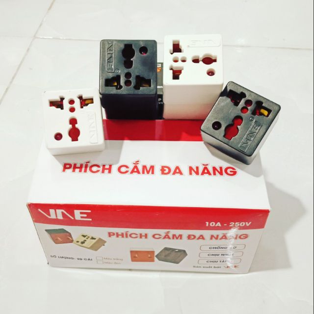 Phích cắm đa năng 3 chấu VNE