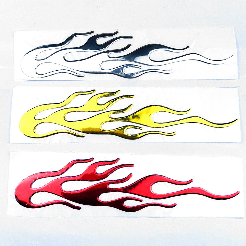 [HCM]Tem Dán Xe Máy Trang Trí Hình Lửa [ 1 Chiếc ]