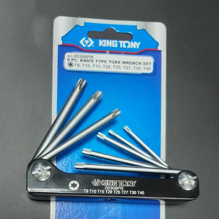 Bộ lục giác đấu bake 8 chi tiết Kingtony 20308PR