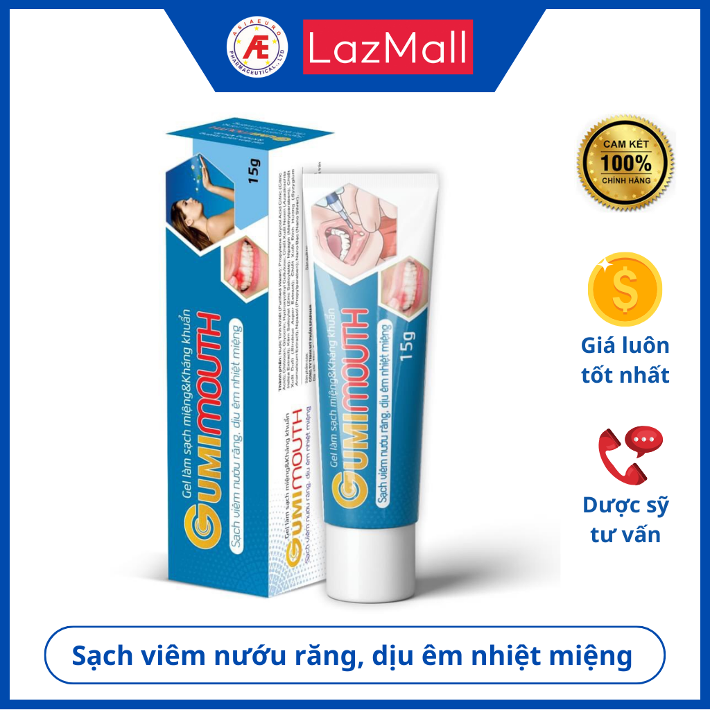 Gumimouth - Gel làm sạch miệng & kháng khuẩn