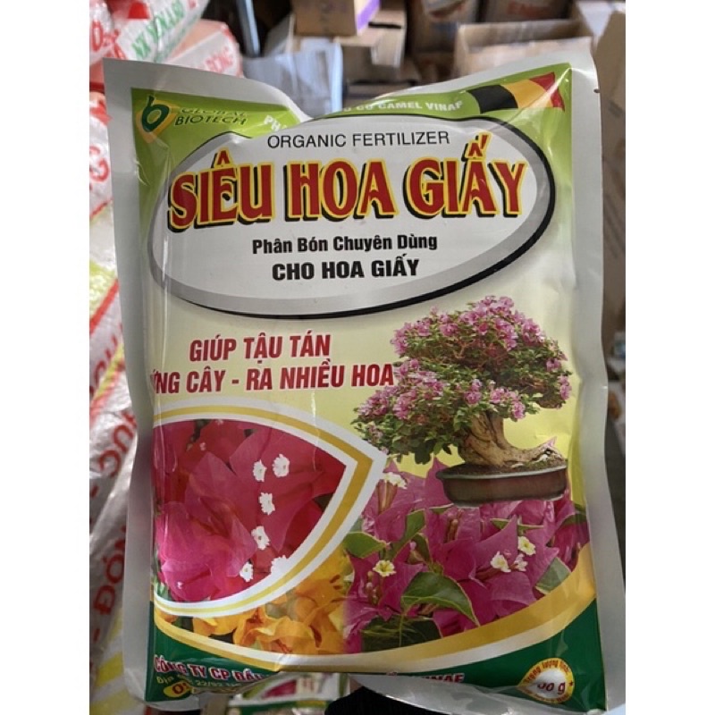 Phân bón Siêu Hoa Giấy gói 700g - Chuyên dùng cho hoa giấy