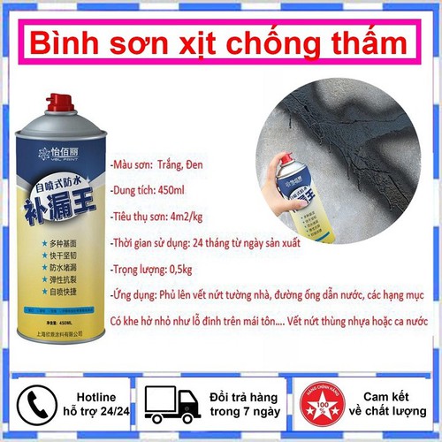 Bình sơn xịt chống thấm đa năng