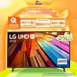 Smart Tivi LG 4K 50 inch 50UT8050PSB - [HCM] [Trả Góp] - Google Assistant có tiếng Việt Hệ điều hành WebOS 24 Magic Remote  - GIAO HÀNG TOÀN QUỐC - NGOÀI HCM TÍNH PHÍ