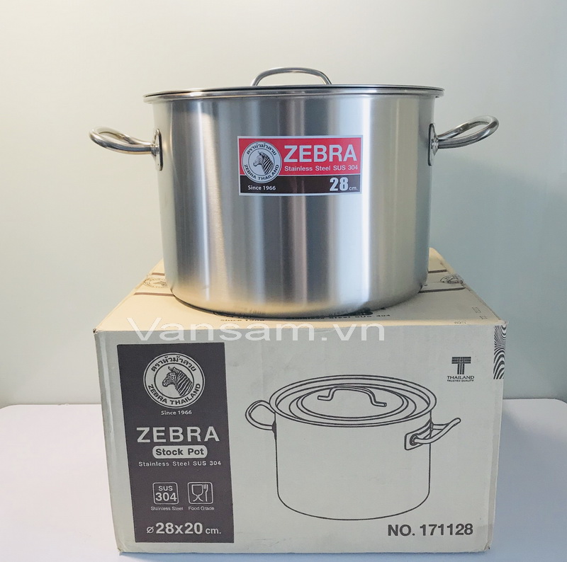 Nồi inox 304 zebra đúc nguyên khối - 32x23cm - 171132 - nhập khẩu thái