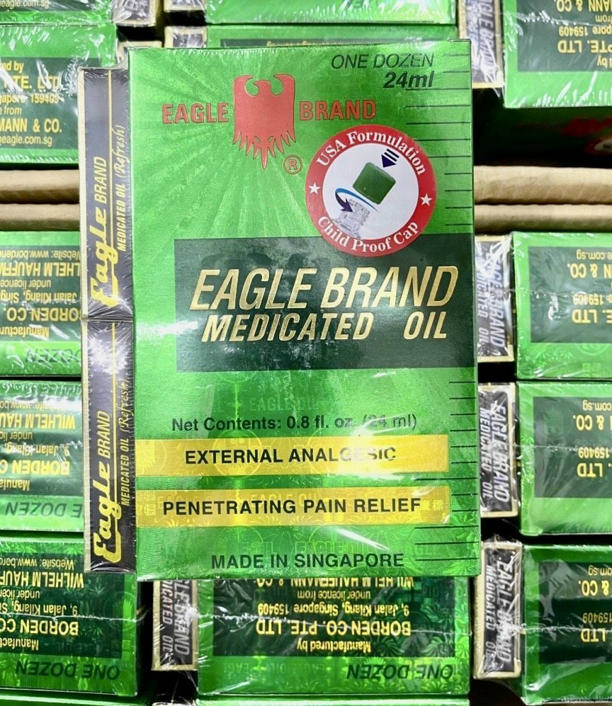 Dầu xanh, dầu trắng, dầu vàng con ó nhãn hiệu độc quyền tại Mỹ