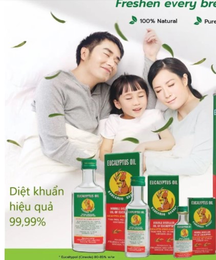 Dầu khuynh diệp Eucalyptus Oil Kangaroo Brand