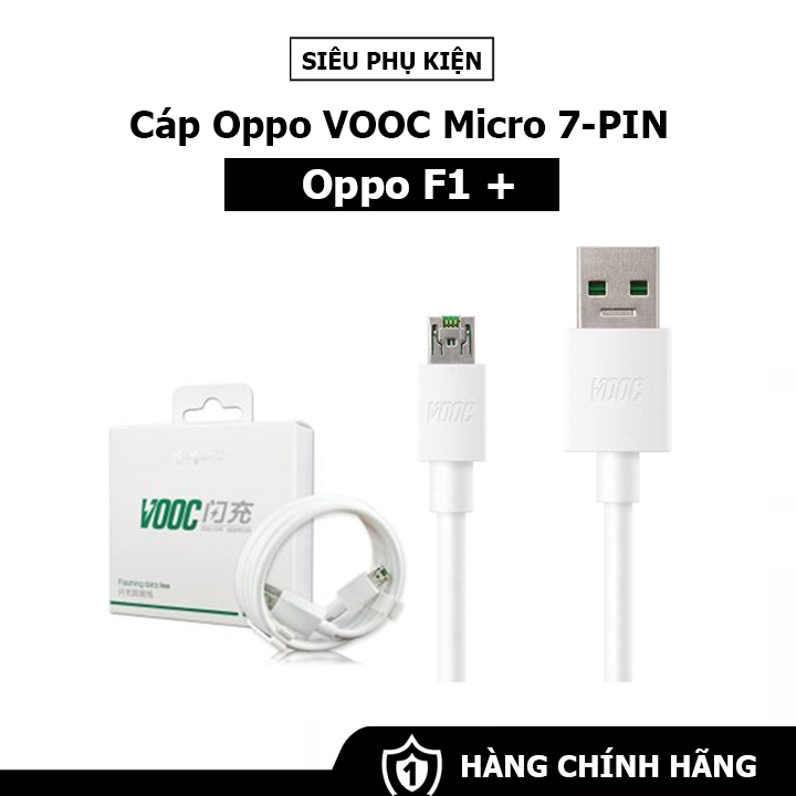 Cáp sạc nhanh vooc oppo f1 plus - hàng nhập khẩu