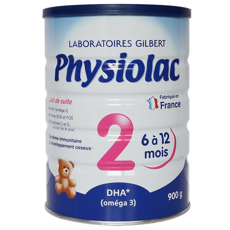 [Mẫu mới] Sữa Physiolac Pháp Số 2 900g (date mới)