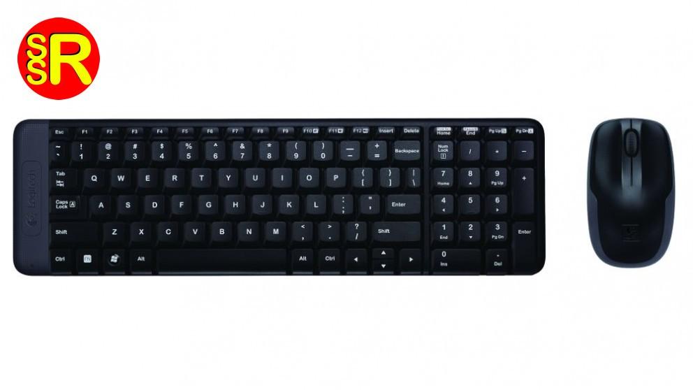 [HCM]Bộ bàn phím không dây và chuột không dây - thương hiệu LOGITECH MK220