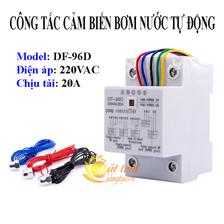 Công tắc cảm biến bơm nước tự động DF-96D không có công tắc tay