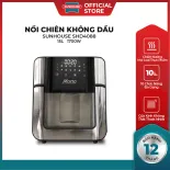 Nồi chiên không dầu 15L SUNHOUSE MAMA SHD4088 - Công suất 1700W - Điều khiển Cảm ứng - 10 chức năng - Bảo hành 24 tháng - Hàng Chính Hãng