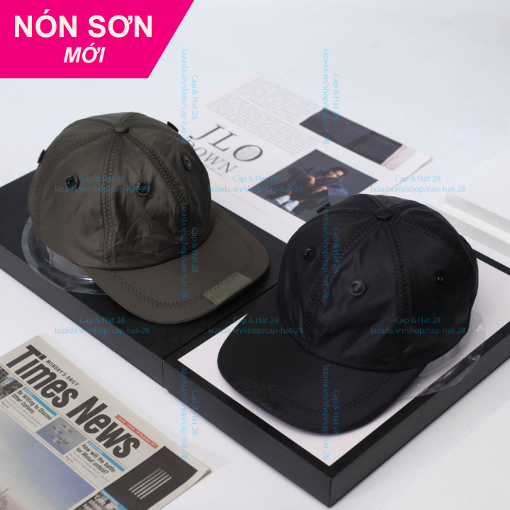1 cặp 2 nón sơn đen và xanh rêu xanh dương chính hãng hàng chuẩn tem 7 màu cao cấp mới/ nón kết sơn