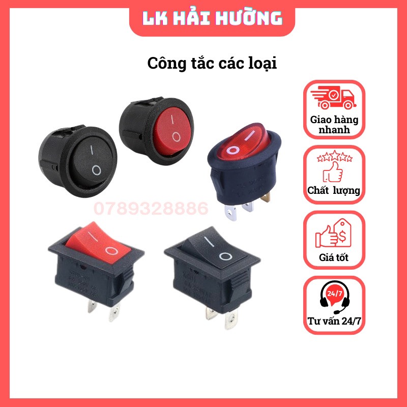 Công tắc bập bênh ON/OFF các loại