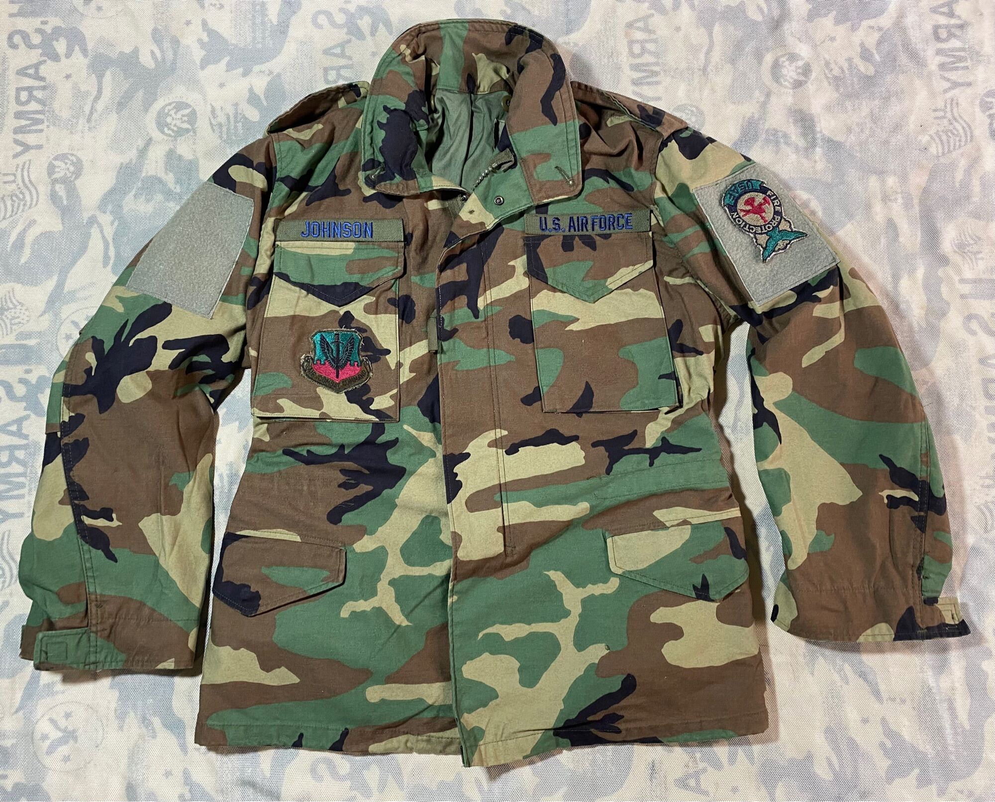 Áo khoác - m65 woodland jacket usa - field jacket woodland usa