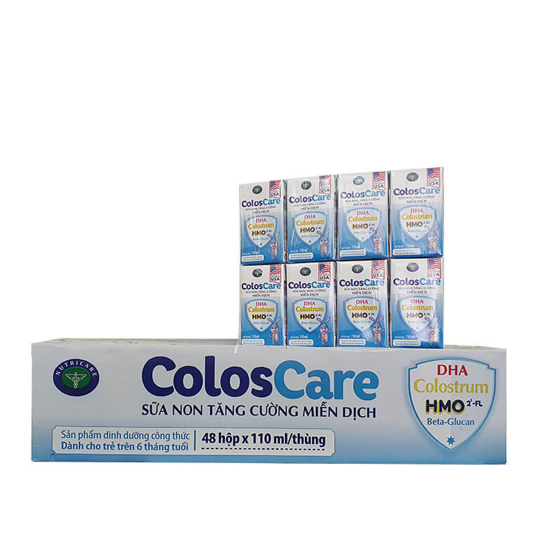 Lốc 4 hộp Sữa Coloscare, ColosCare pha sẵn 110ml 180ml Date mới nhất 2024