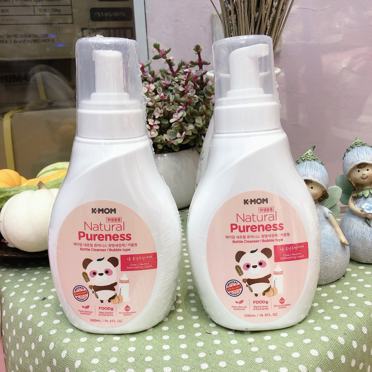 nước rửa bình kmom dạng chai tạo bọt - Sukem Shop