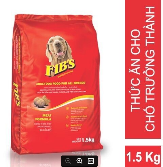 Fib's - thức ăn cho chó trưởng thành 1.5kg