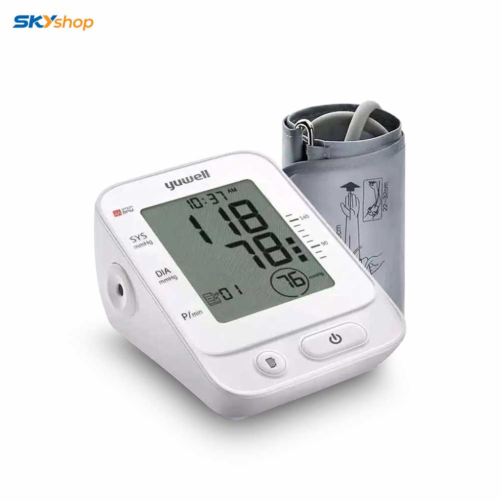 Máy đo huyết áp có giọng nói yuwell ye660e - tặng máy đo đường huyết yuwell