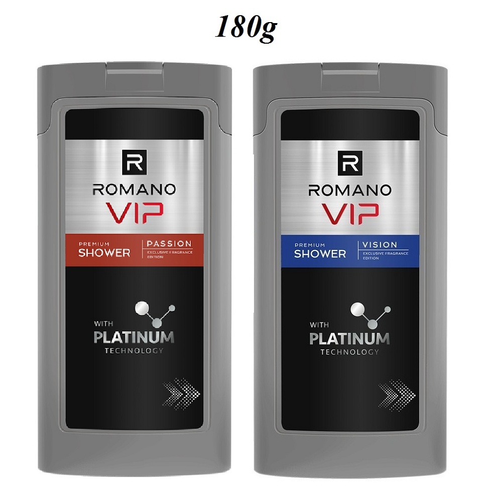 [ 180g ] Sữa tắm cao cấp Romano Vip mạnh mẽ bí ẩn 180g