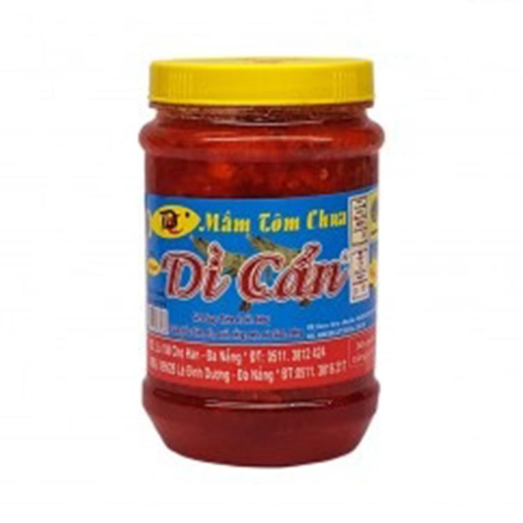 MẮM TÔM CHUA DÌ CẨN ĐẶC SẢN ĐÀ NẴNG- TÔM BẠC GIÒN THƠM, NGỌT VỊ TỰ NHIÊN  hủ 500gr