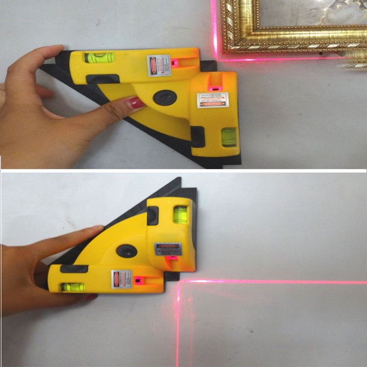 Thước Laser ke góc vuông đa năng - Máy bắn tia laze cân bằng