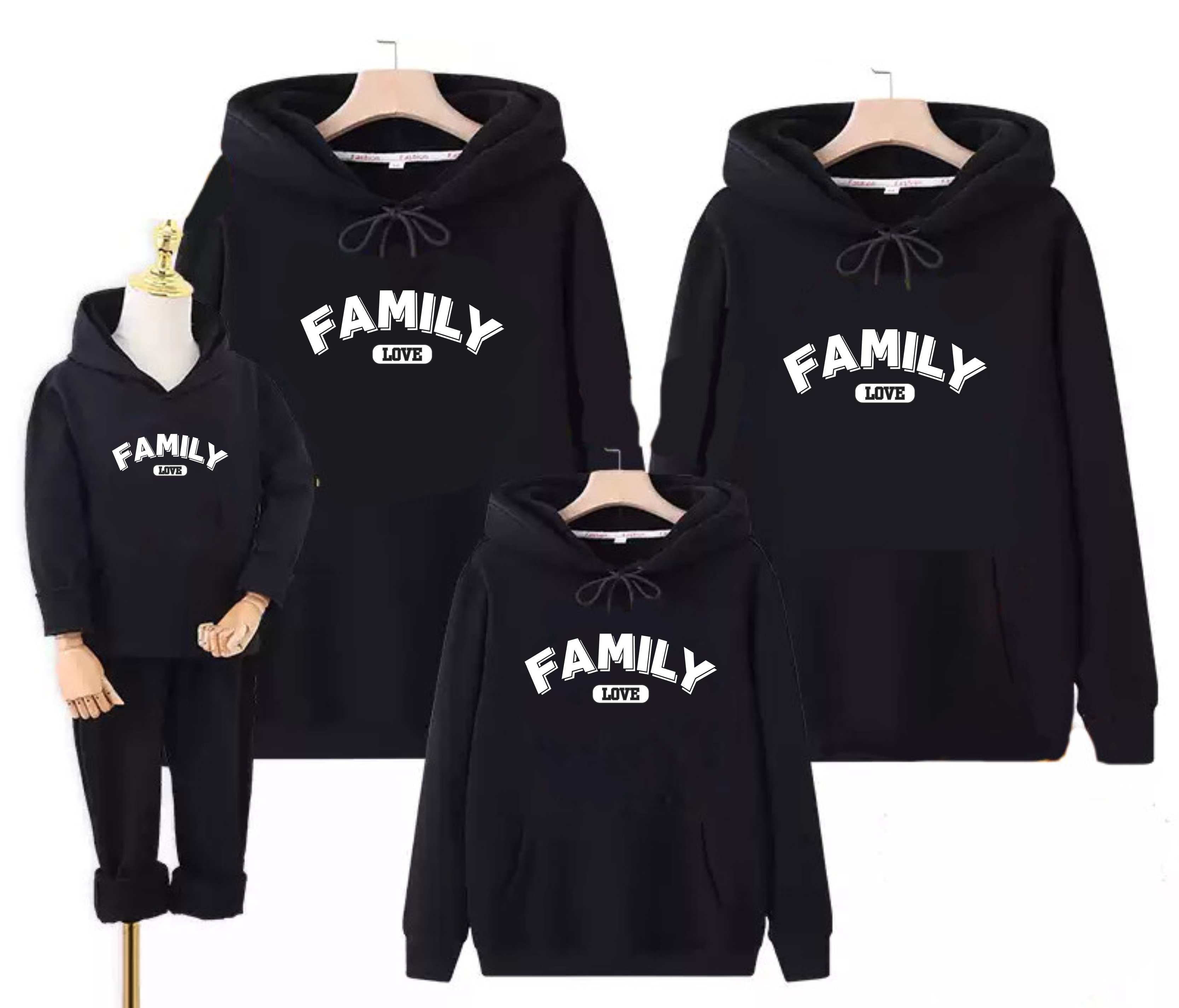 Áo hoodie gia đình Familylove