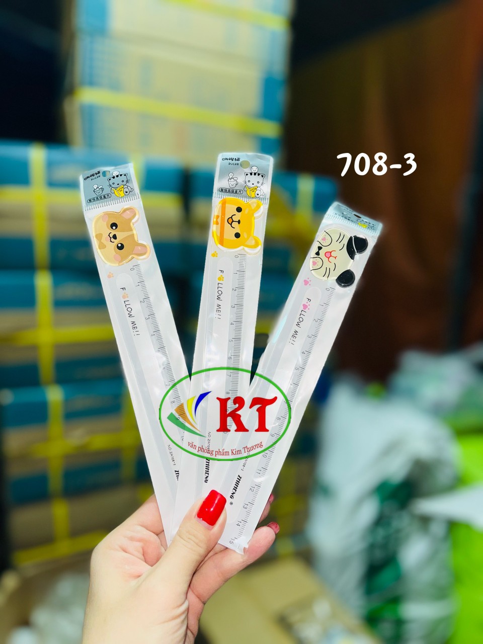 Combo 3 cây thước cứng đầu thú zh708-3