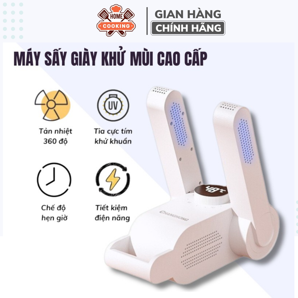 Máy sấy giày Shoe Dryer làm khô giày khử mùi hôi diệt vi khuẩn xoay chiều 360 độ khô siêu nhanh bảo hành 12 tháng