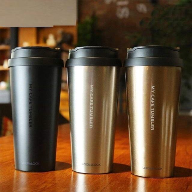 Ly giữ nhiệt lock&lock clip tumbler lhc4151 slv 540ml kèm ống hút