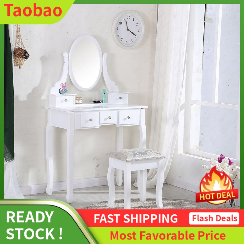 LZD  Bàn Trang Điểm Phong Cách Châu Âu R Bàn Trang Điểm Phòng Ngủ Căn Hộ Nhỏ Đa Chức Năng Bàn Trang Điểm Đơn Giản Hiện Đại Bàn Trang Điểm Công Chúa