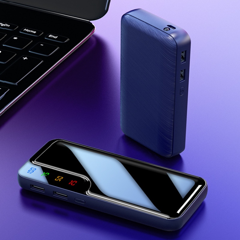 Sạc dự phòng 50000mah Sạc dự phòng di động chính hãng 100% chất lượng cao siêu mỏng sạc dự phòng đầu ra kép đầu vào kép