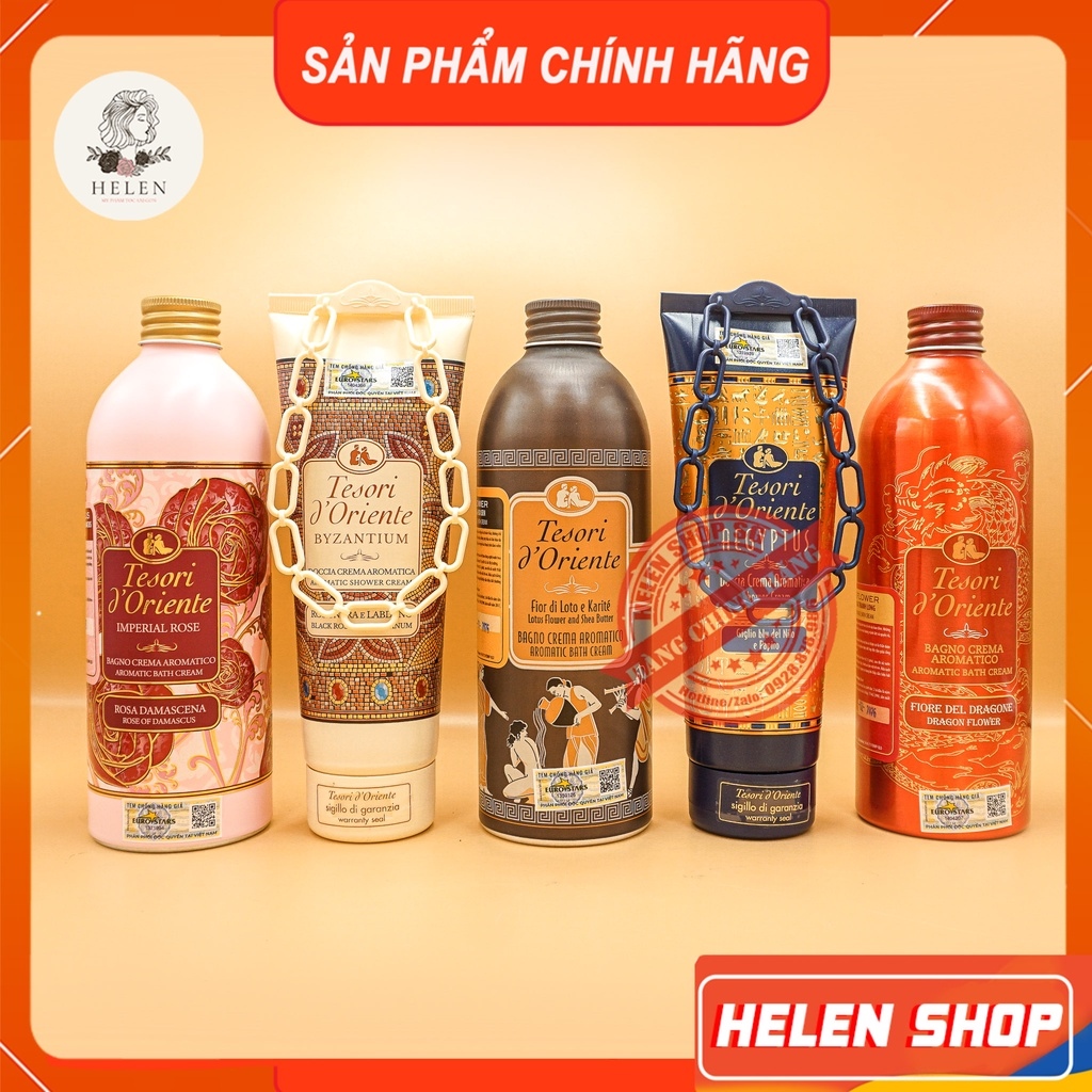 ✳ Sữa Tắm Xích Tesori D Oriente 250-500ML 16 Mùi Sữa Tắm Nước Hoa Dưỡng Ẩm Sữa Tắm Lưu Hương Sữa Tắm Trắng Da