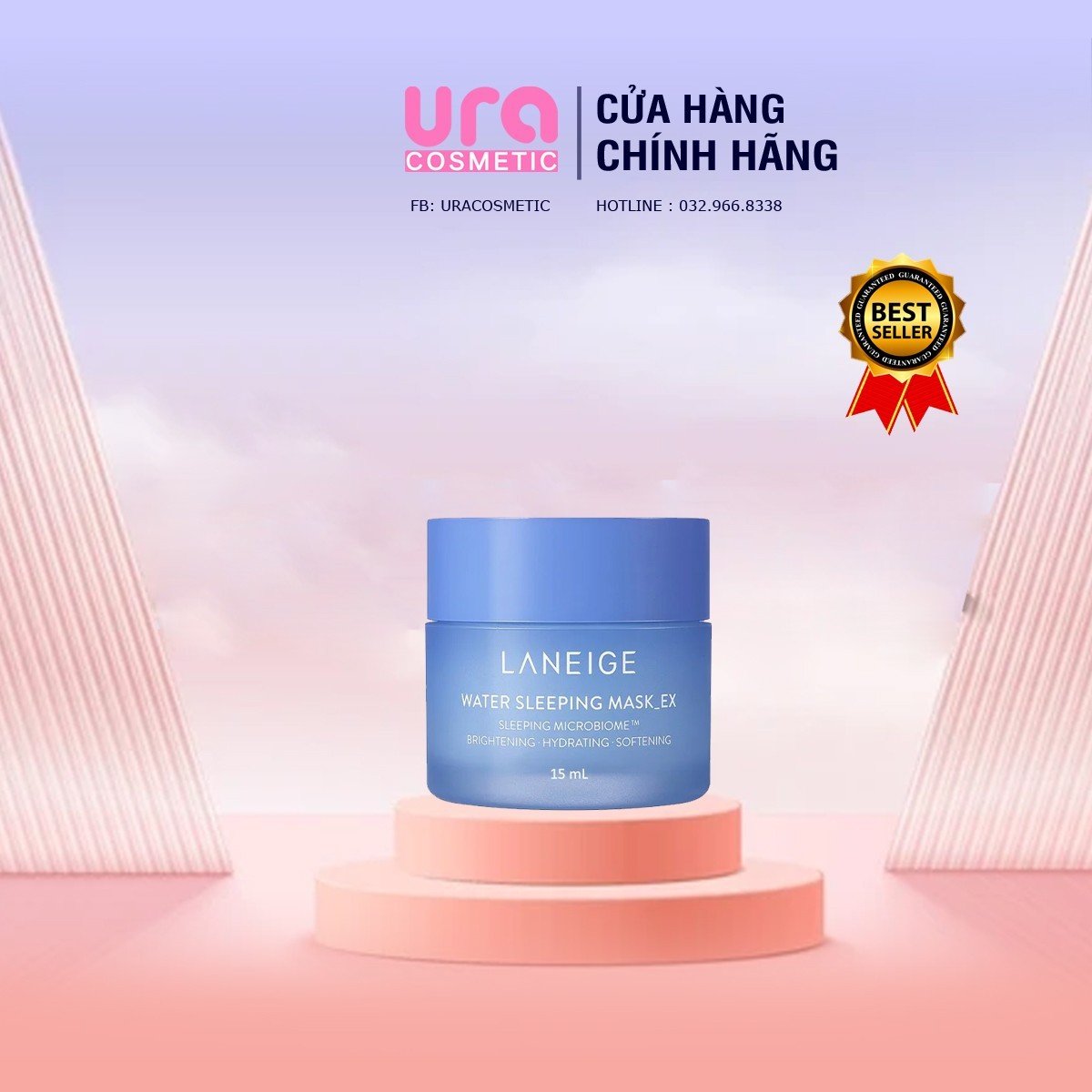 Mặt nạ ngủ mặt và môi Laneige size mini