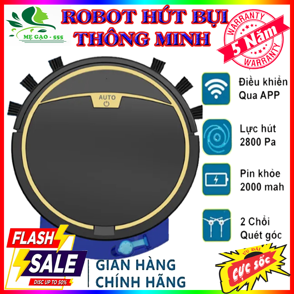 Robot Hút Bụi Lau Nhà Thông Minh, Hút sạch Cát Bụi Lông Chó Mèo Tóc rụng, Robot hút bụi lau nhà tự động RS600, máy hút bụi, quét nhà không dây, lau khô ướt, giá rẻ hơn robot hut bui xiaomi, ecovacs T5 Hero, deebot,
