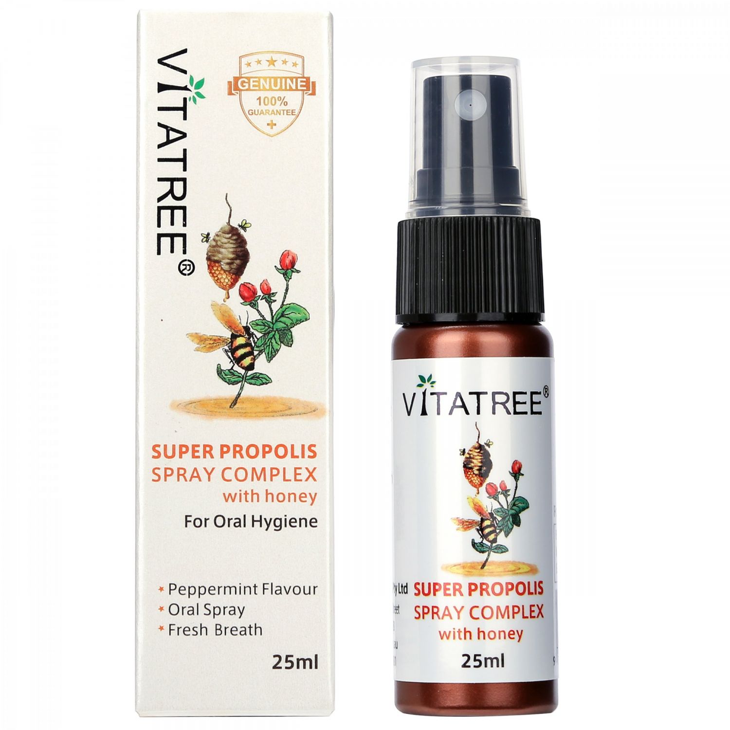 _ Chai xịt keo ong Vitatree 25ml của Úc