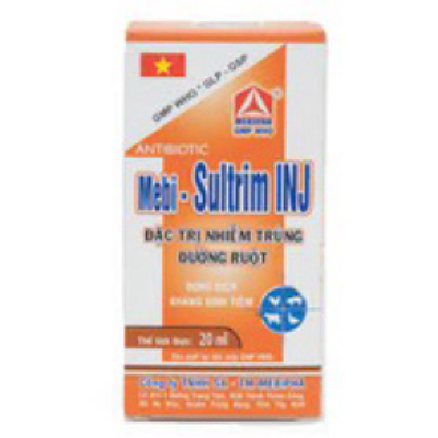 Mebi sultrim tiêu chảy, nhiễm trùng đường ruột.