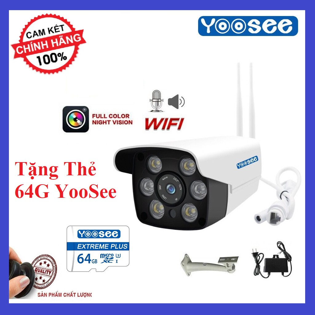 [TẶNG KÈM THẺ 64G] Cam 3.0 YooSee W26H xịn tặng thẻ 64GB YooSee xịn