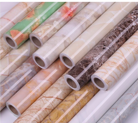 Cuộn Decal dán tường có keo sẵn mẫu vân đá