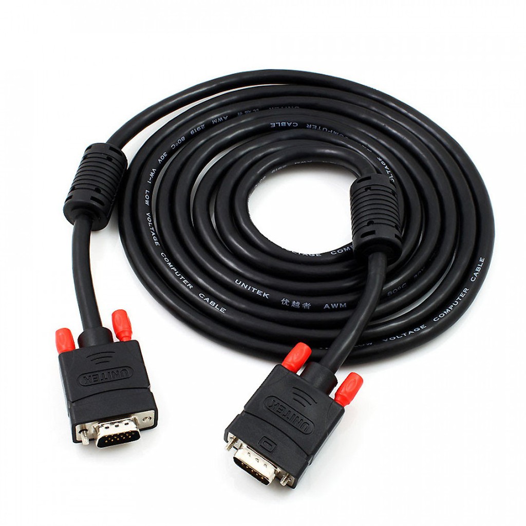 Cáp vga 5m unitek 2 đầu đực y-c505a azone_hàng chính hãng