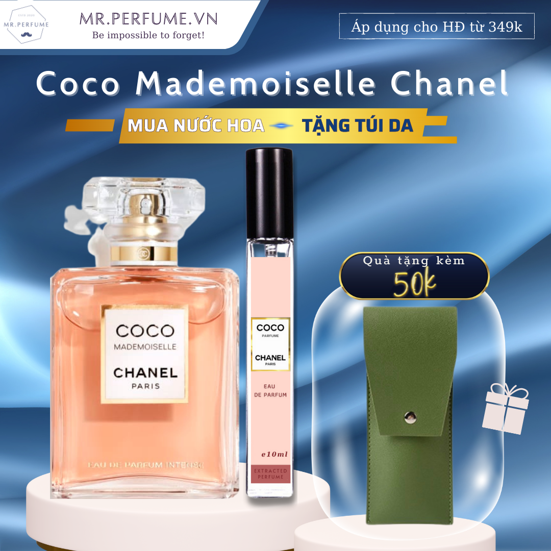 Nước hoa chiết chính hãng nữ coco mademoiselle intense- mr.perfume.vn