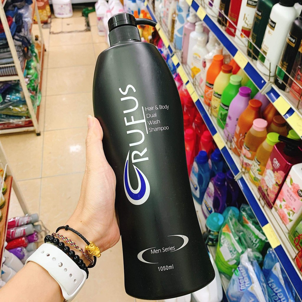 Tắm gội rufus hair & body dual wash shampoo 1050ml