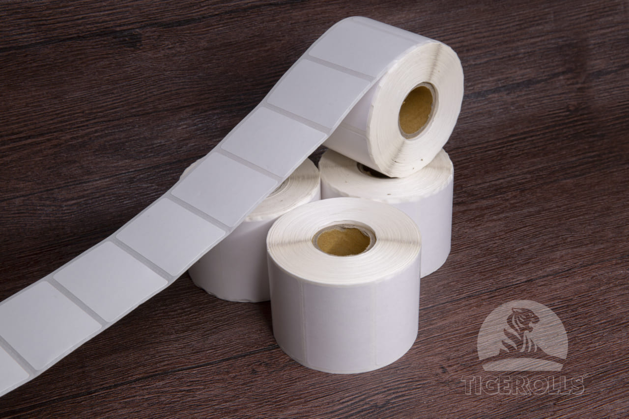 Tem trà sữa , tem dán cốc trà sữa , in mã vạch khổ 50x30, 40x30mm, cuộn 30m