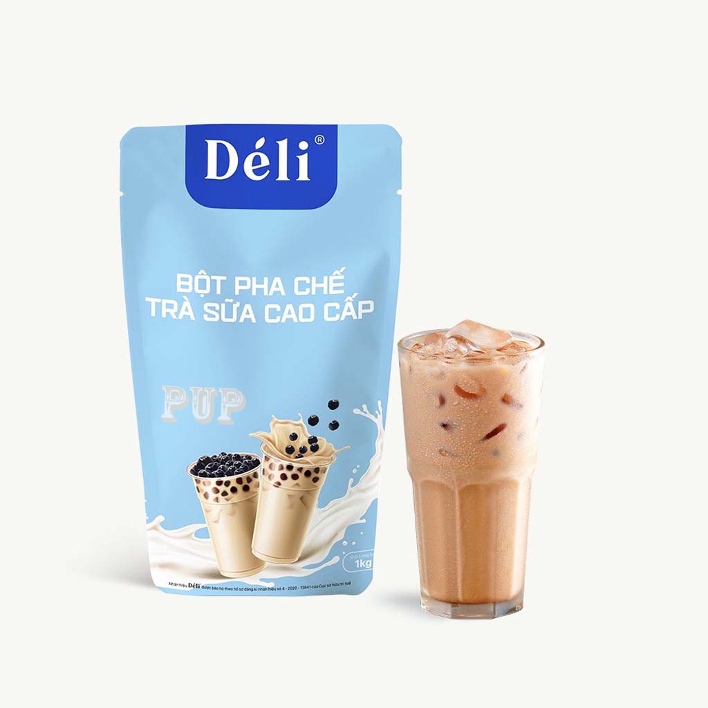 Bột Kem Béo Pha Trà Sữa Cao Cấp Deli túi 1kg-bột sữa béo, bột kem sữa